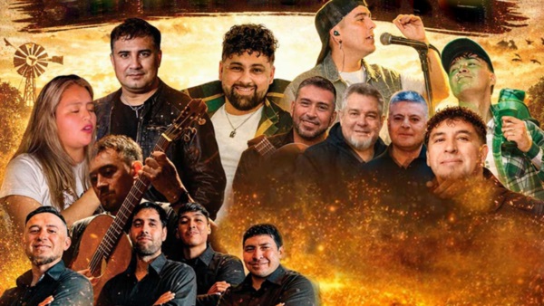 Todos los artistas que animarán la Fiesta Provincial del Ganadero, en el predio del Camping Comunal.