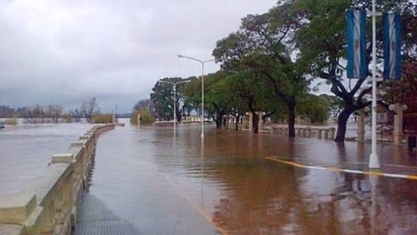 “El Niño” no da tregua en el Litoral; continúan las inundaciones en Entre Ríos y Corrientes. Foto: Agencia NA.