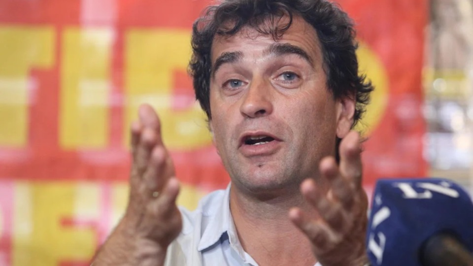 Gabriel Solano, dirigente del Frente de Izquierda. Foto: Agencia NA (FIT-U).