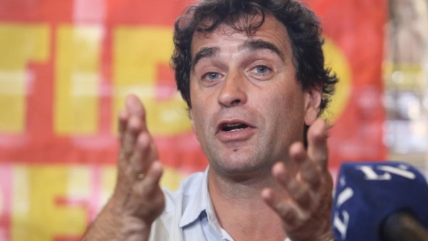 Gabriel Solano, dirigente del Frente de Izquierda. Foto: Agencia NA (FIT-U).