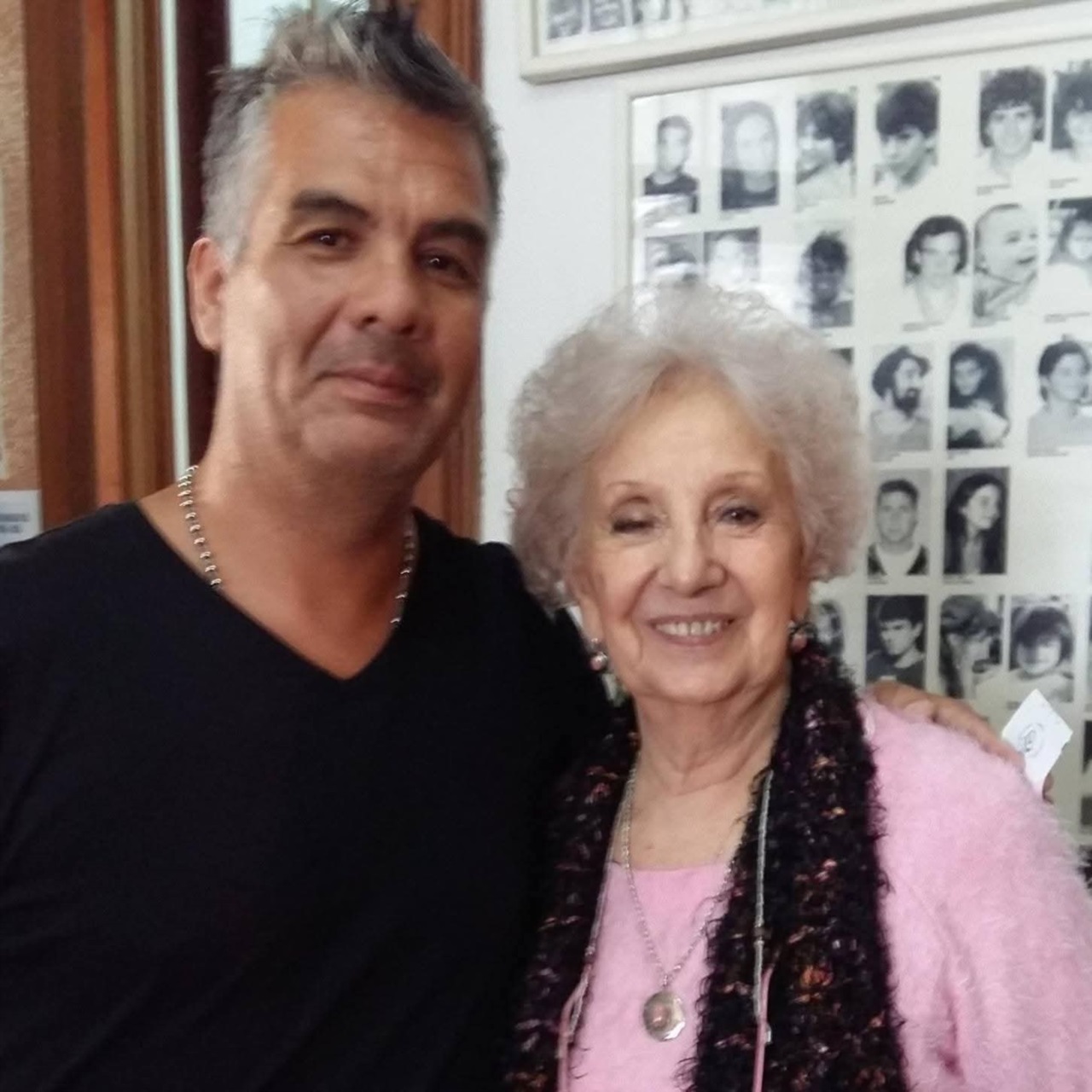 Mario Cugura y Estela de Carloto.