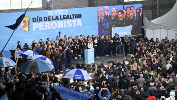 Celebración del peronismo por el 17 de octubre.