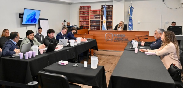 Una postal de la audiencia en la capital.