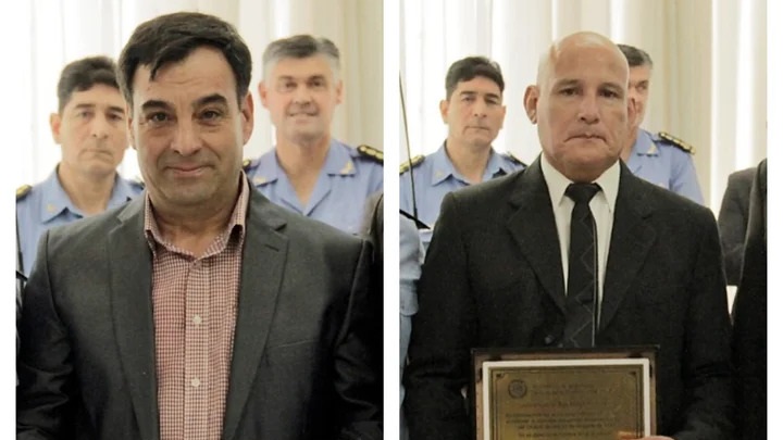 Aguerre y Bulacios distinguidos por la Policía.