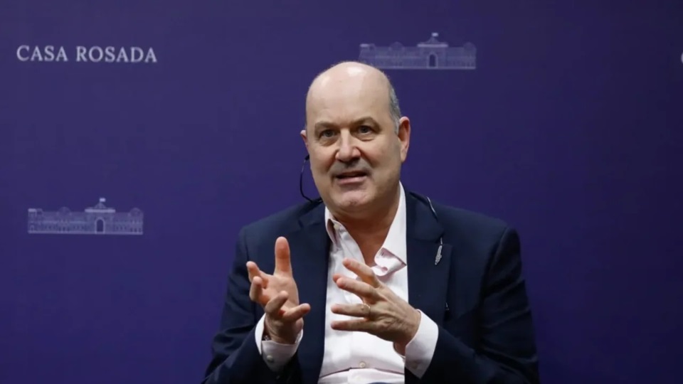 El ministro Federico Sturzenegger, el ideólogo principal de estas brutales iniciativas anti Estado. 