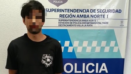 Detención de Chaipa7 Foto: Agencia NA (Policía).
