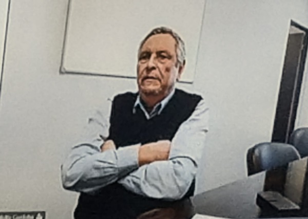 Rodolfo Córdoba, de ATE nacional, vía Zoom.