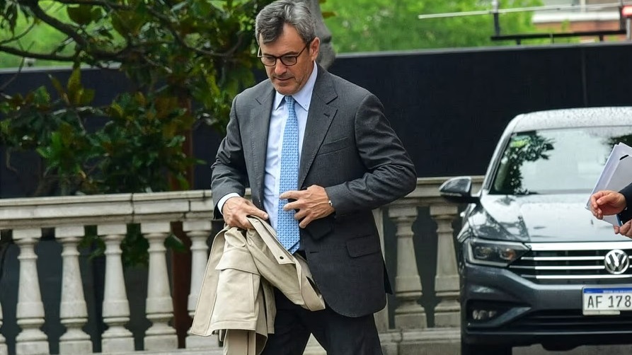 Martín Rappallini, presidente de la UIA, en una visita a la Casa Rosada. Foto: Agencia NA (Juan Vargas)