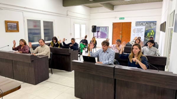El Concejo Deliberante de Rada Tilly, en sesión.