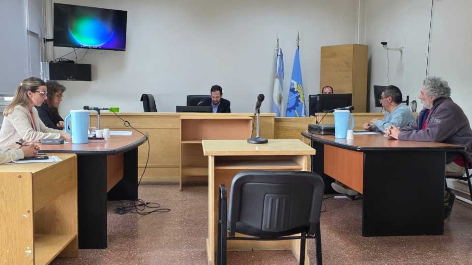 La audiencia en Esquel. 