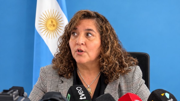 Andrea Luna, presidenta de la Cooperativa de Trelew.