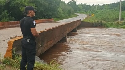 “El Niño” en Misiones. Foto: Agencia NA/Policía de Misiones.