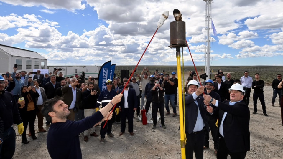 Momento en que se prende la antorcha.