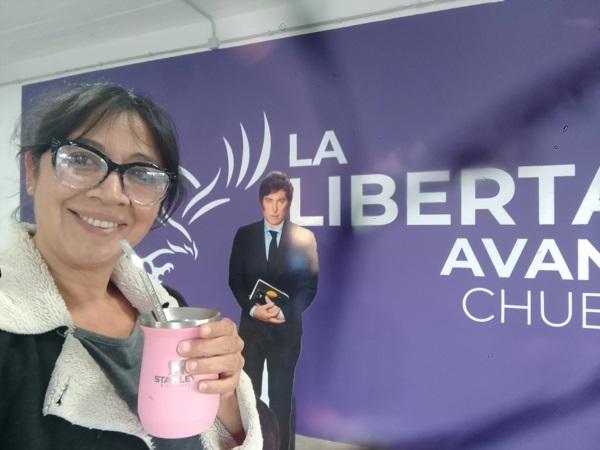 Ester Luque, concejal libertaria de Rawson.