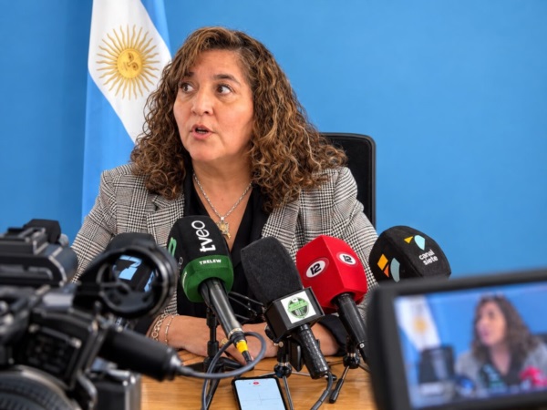 Andrea Luna, presidente de la Cooperativa de Trelew.