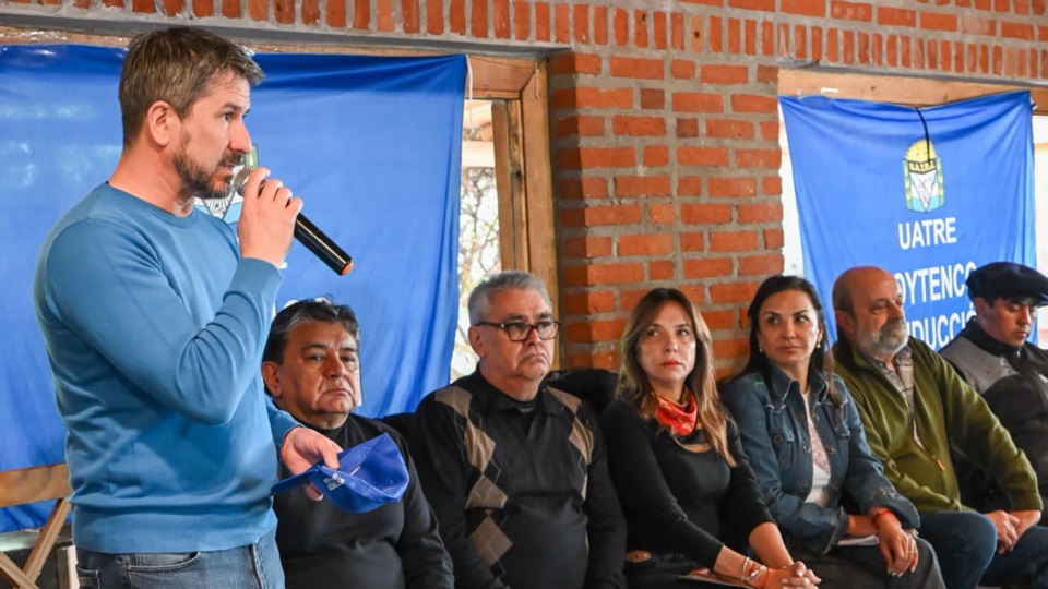 Merino en la jornada federal de UATRE.