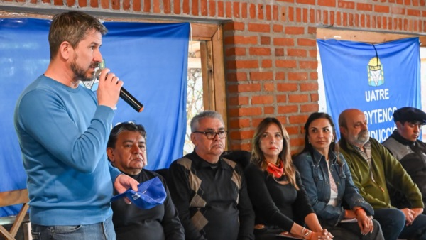 Merino en la jornada federal de UATRE.