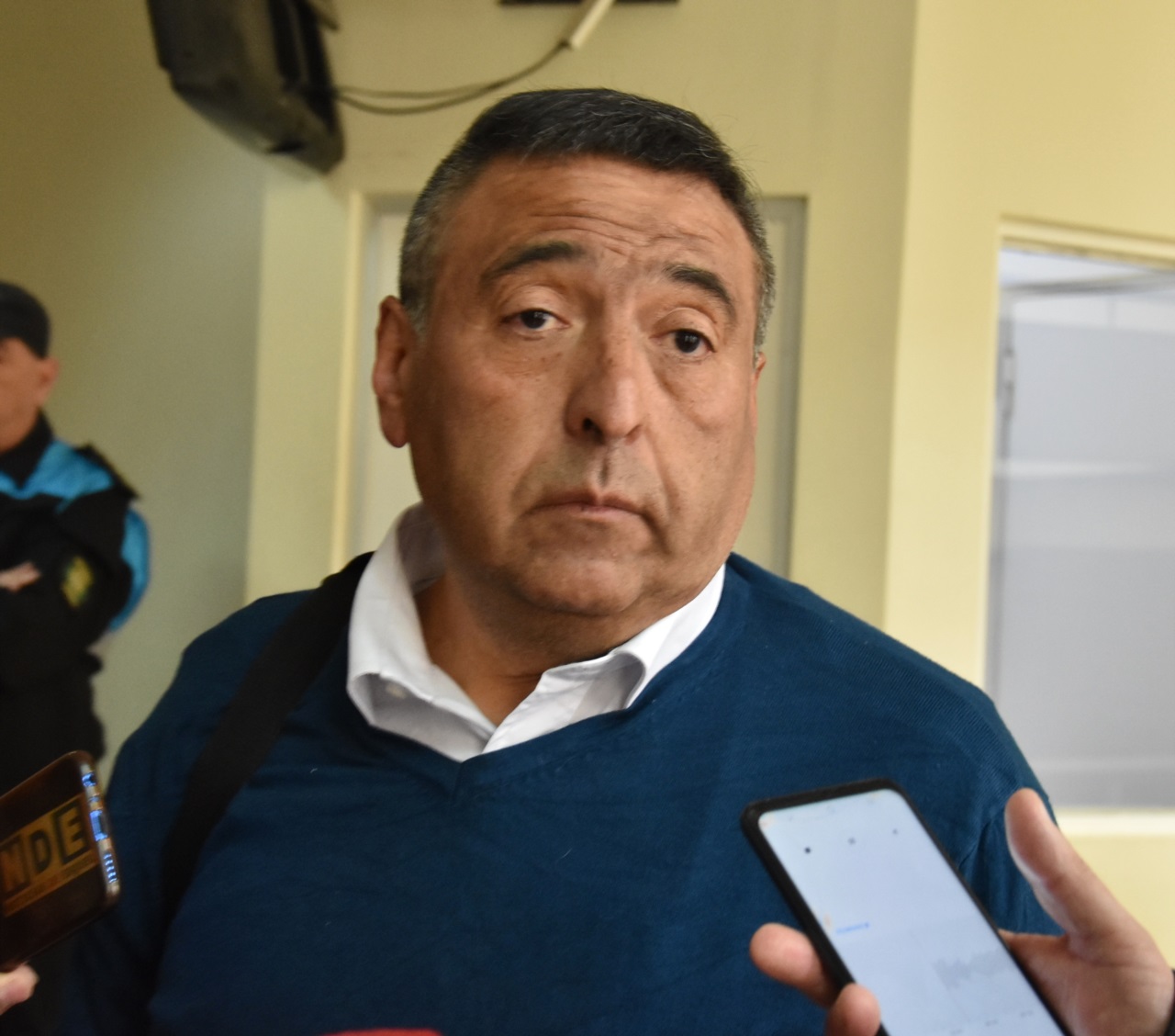 Daniel Sandoval, defensor del bioquímico. 