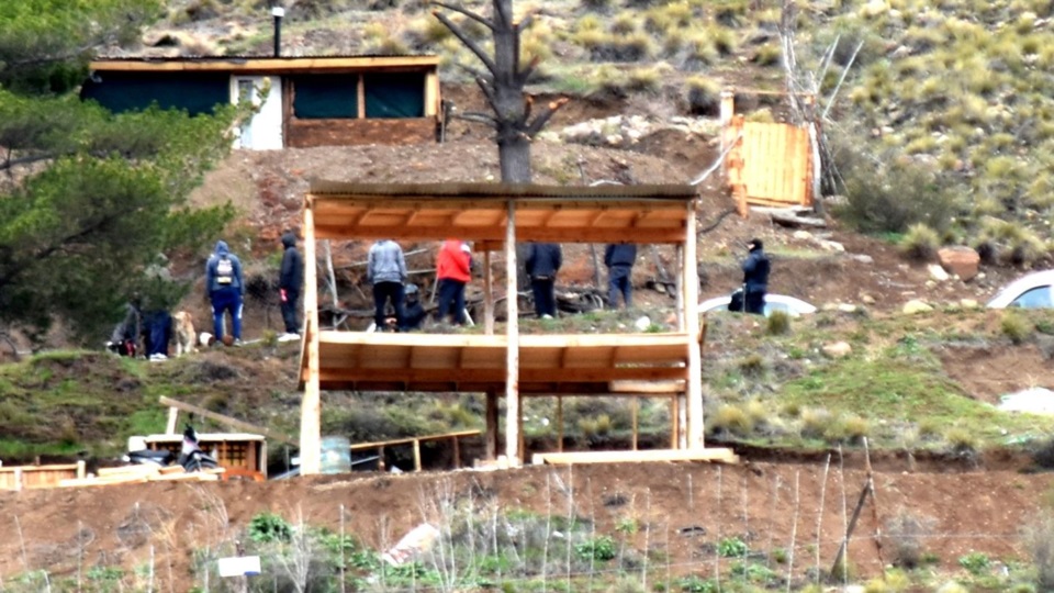 El procedimiento se desarrolló en el faldeo del barrio Badén.
