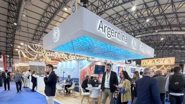 Stand argentino en Vigo.