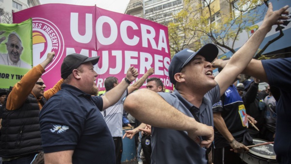 La jornada de protesta se desarrolló en CABA.