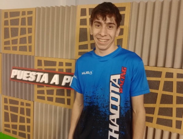 Santiago Villar, el líder del TP 1.100, otra vez dueño del mejor tiempo.