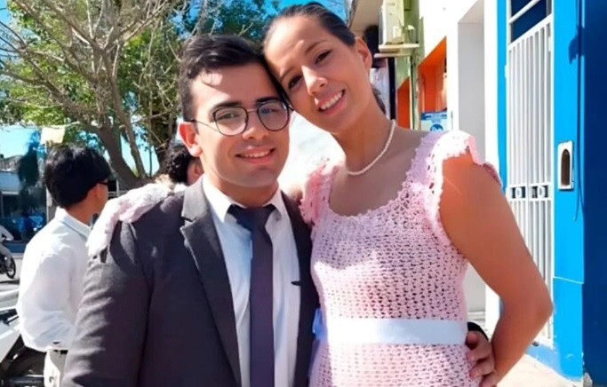 César y Cecilia, cuando nada hacía prever el femicidio.