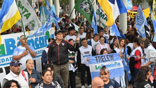 Trabajadores en contra de la Reforma Laboral.