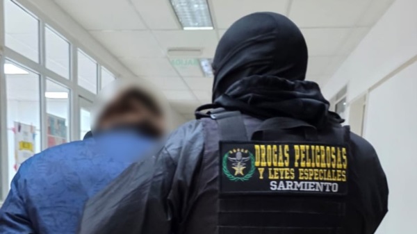 El único detenidos dentro de los allanamientos.
