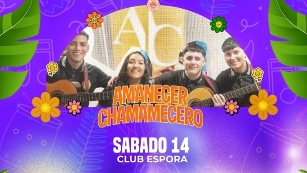Amanecer chamamecero arranca el carnaval.