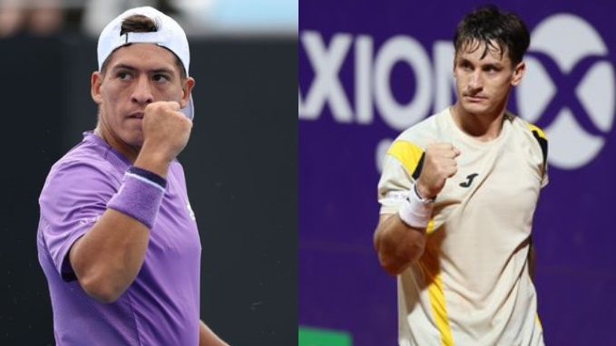 Ganaron Sebastián Báez y Camilo Ugo Carabelli y hay asegurado al menos un argentino en semis.