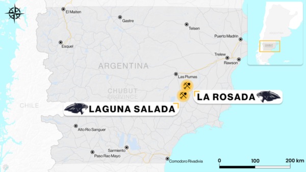 Los proyecto de Jaguar en Chubut.