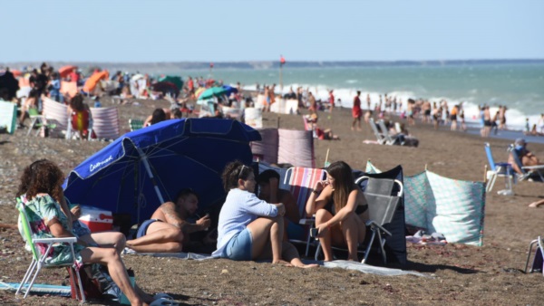 Playa Unión tuvo una gran concurrencia.