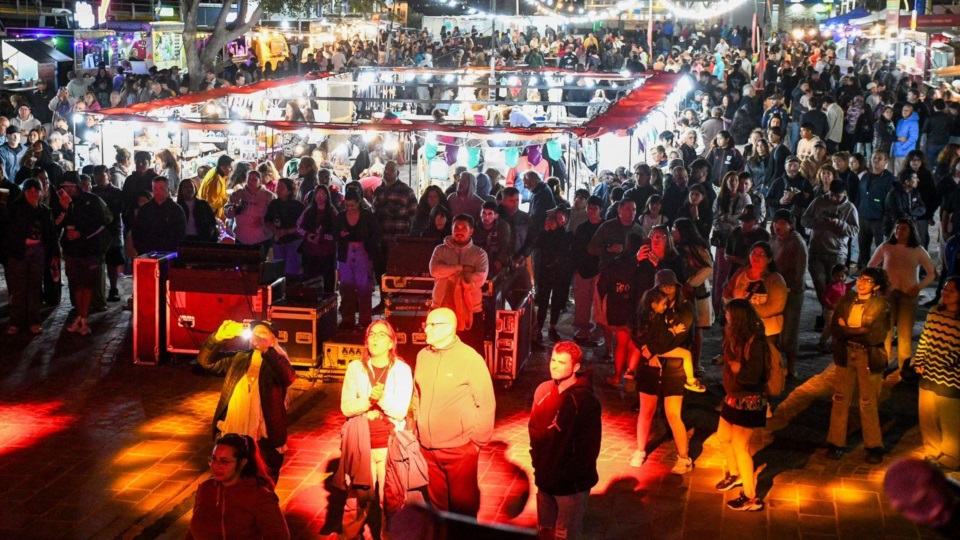 La noche de Puerto Madryn.