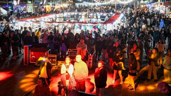 La noche de Puerto Madryn.