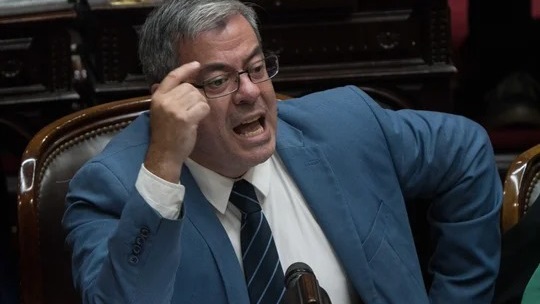 Germán Martínez, presidente del bloque de Unión por la Patria en la Cámara de Diputados. Agencia NA (Claudio Fanchi).