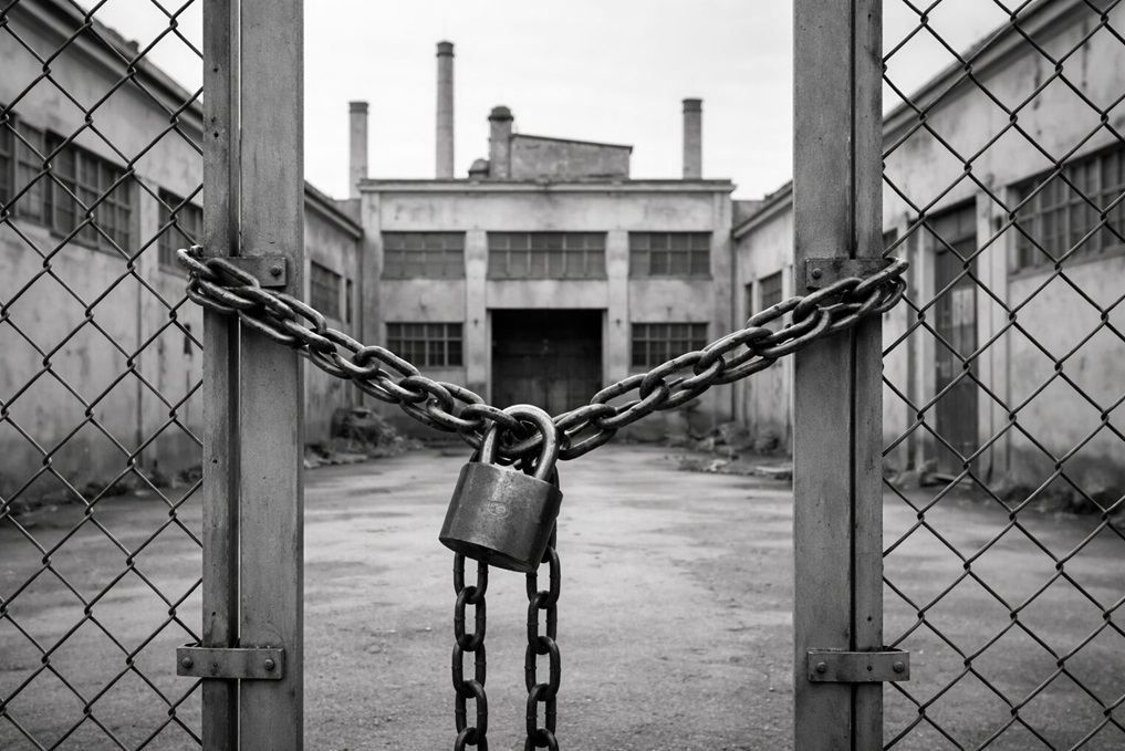 En blanco y negro. Postal del fin del industrialismo argentino.