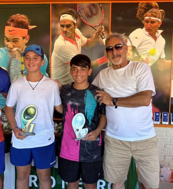 El cordobés Facundo Gallastegui venció al trelewense Lucio Vulcano en la final del Sub 14 masculino.