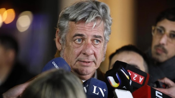 Melena sauvage, patillas, ojos claros... Pino tiene un notable parecido con Milei, que también buscará reelegir.