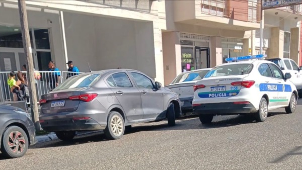 Momento en que la Policía interviene.