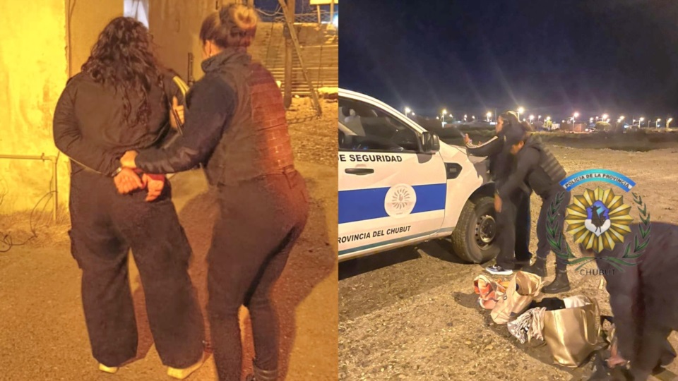 La mujer fue atrapada cuando pretendía huir.