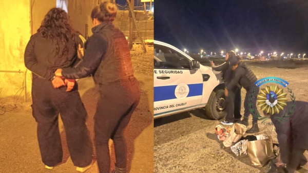 La mujer fue atrapada cuando pretendía huir.