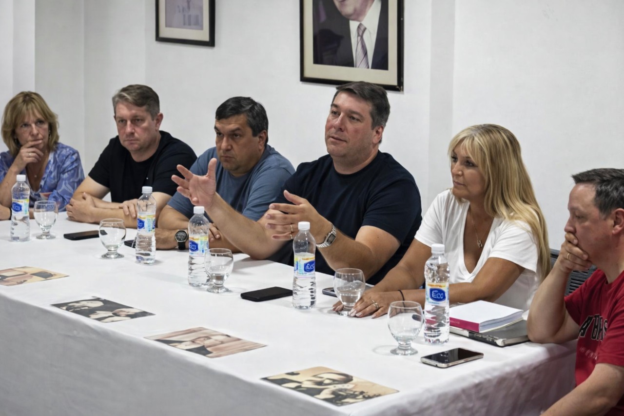 Biss y los "rebeldes" en el Comité Radical. Sigue la tensión.