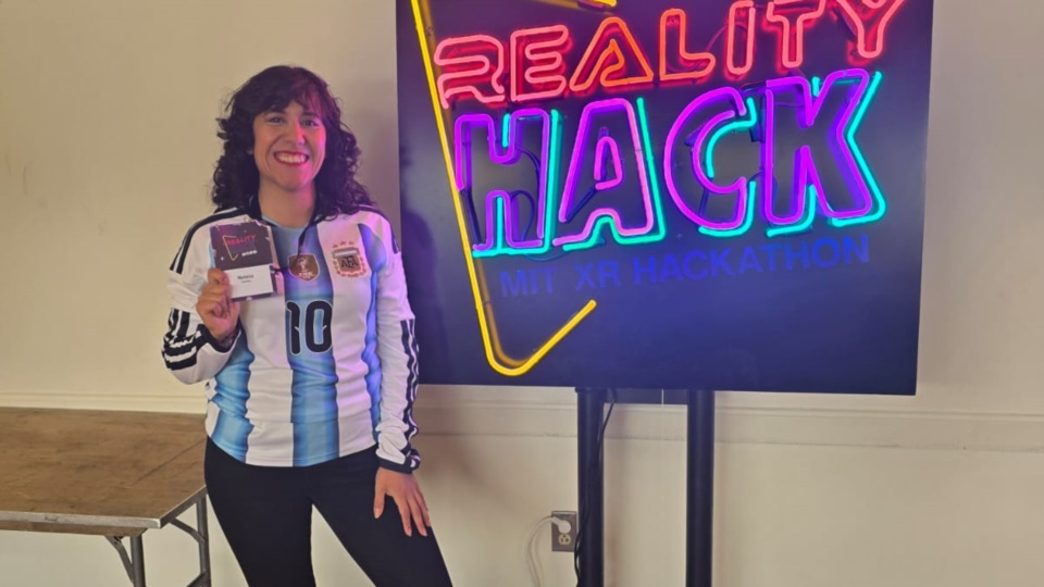 Natalia Carrizo en el Reality Hack.