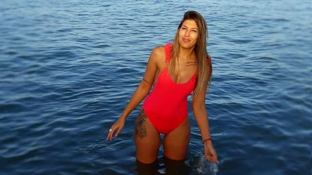 Una de las últimas fotos de Valeria, atesorada en su familia.
