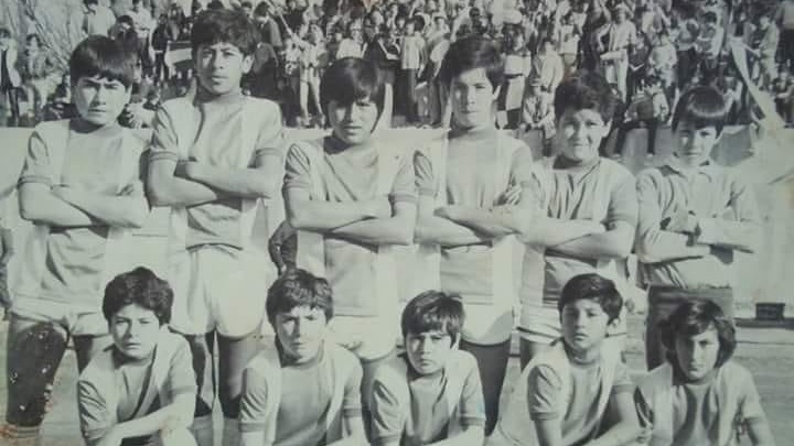 Mario Cugura en los infantiles de Germinal.