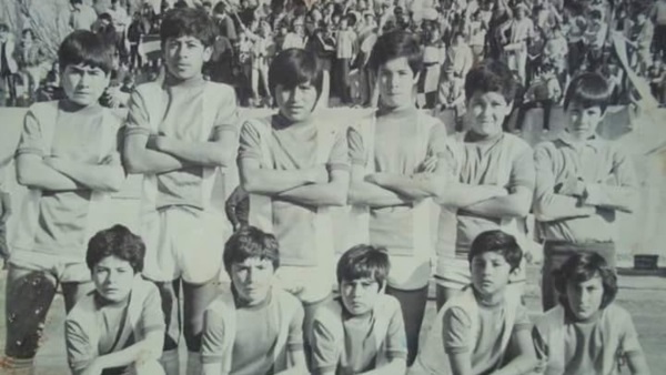 Mario Cugura en los infantiles de Germinal.
