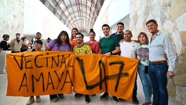 La Vecinal del barrio Abel Amaya presente.
