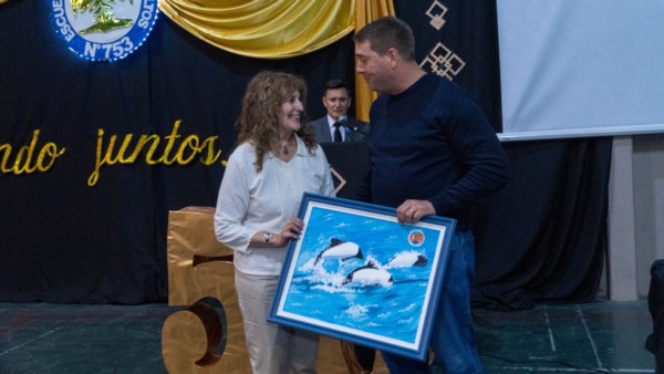 Stella Mary Chaile y Damián Biss.