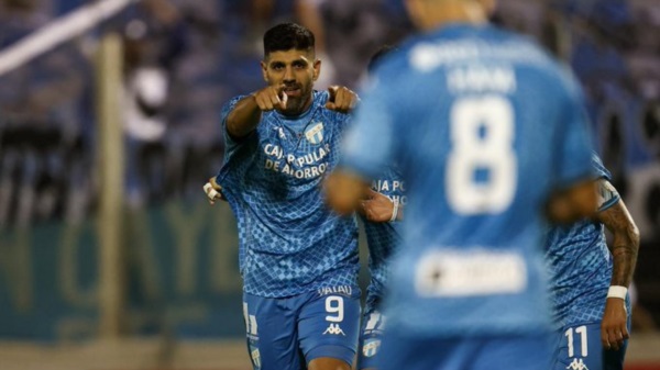 Leandro Díaz (foto) y Clever Ferreira, los goleadores del equipo de Julio César Falcioni.